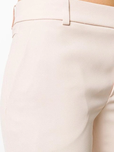 Shop Chloé Flared Trousers In Pink