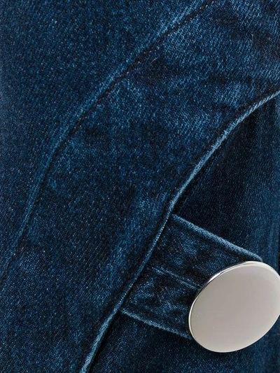 Shop Marques' Almeida Marques'almeida Raw Edge Flared Jeans - Blue