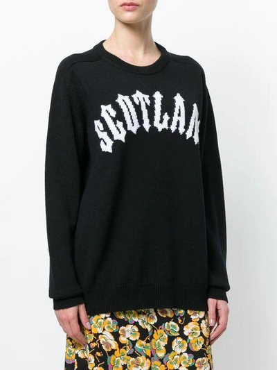 Shop Christopher Kane Scotland Sweater - Black
