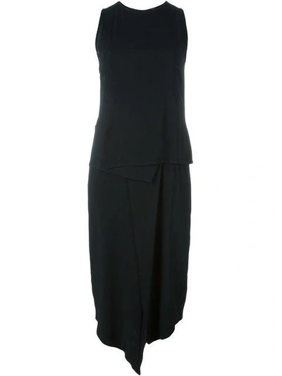 Shop Minimarket Costa Asymmetric Dress In Black