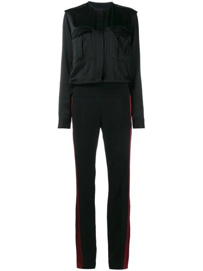 Shop Haider Ackermann Side Stripe Jumpsuit In Black