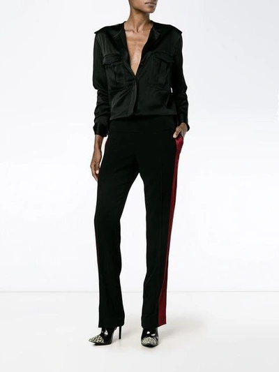 Shop Haider Ackermann Side Stripe Jumpsuit In Black