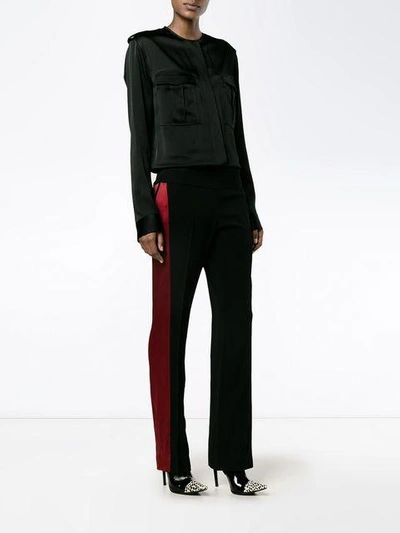 Shop Haider Ackermann Side Stripe Jumpsuit In Black