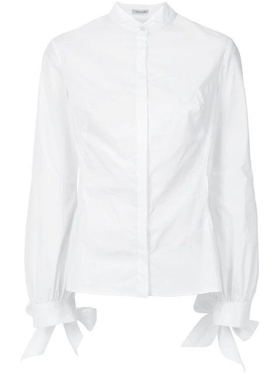Shop Tufi Duek Open Back Shirt - White
