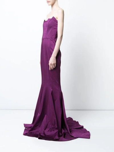 Shop Zac Zac Posen Janis Mermaid Tail Gown