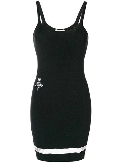 Shop Alyx Knitted Tank Dress In Black