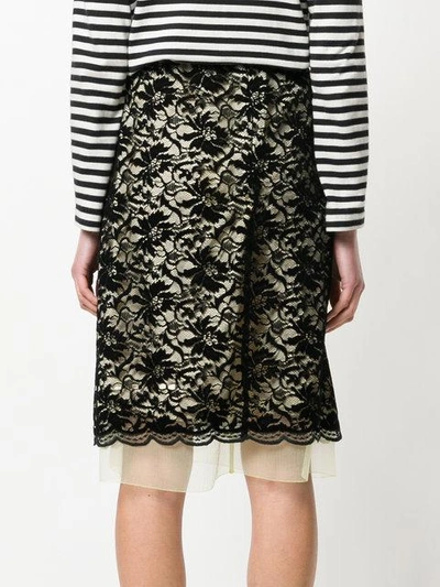 Shop Marc Jacobs Lace Skirt - Black