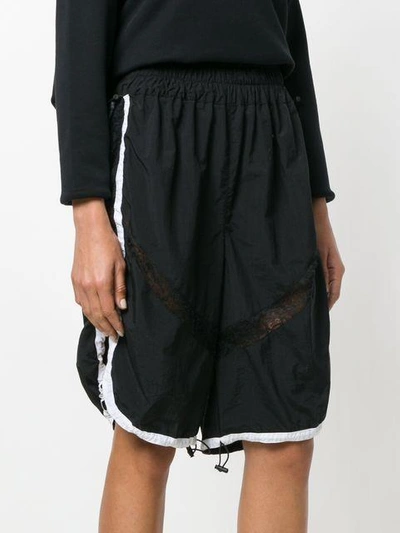 Shop Almaz Lace Sports Shorts - Black