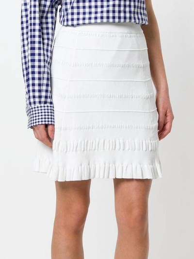 Shop Kenzo Textured Knit Skirt