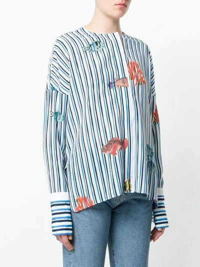 Shop Antonia Zander Striped Sea Shirt