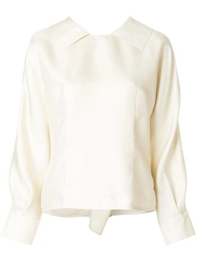 Shop Marni Boxy Cropped Shirt - White