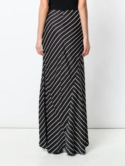 Shop Haider Ackermann Biais Striped Maxi Skirt