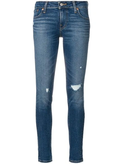 Shop Levi's 711 Skinny Jeans - Blue