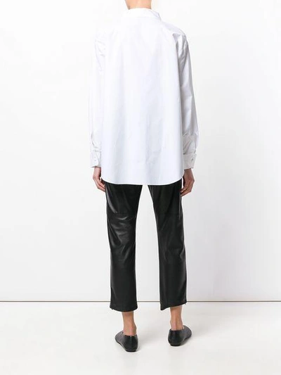 Shop Ter Et Bantine Shoulder Slit Shirt - White