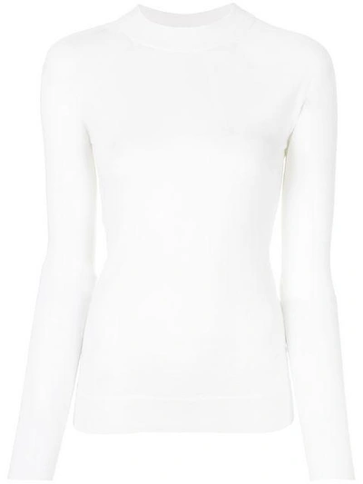 Shop Lemaire Slim Fit Knit Top - White
