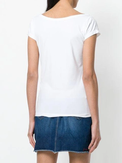 Shop Aspesi Basic T-shirt In White