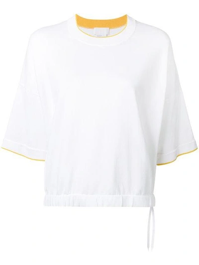 Shop Dkny Contrast Edging Top