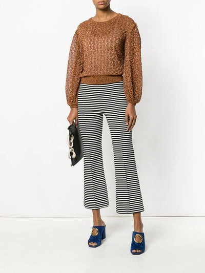 Shop Missoni Glitter-effect Embroidered Sweater