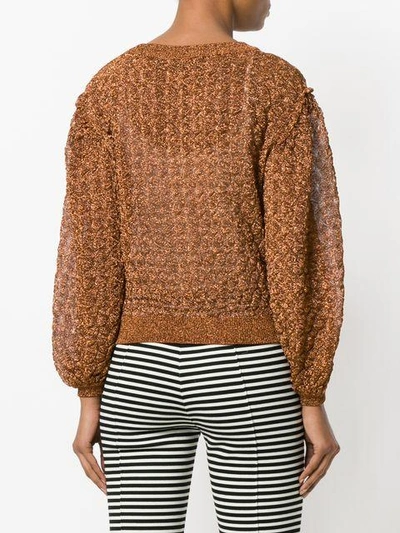 Shop Missoni Glitter-effect Embroidered Sweater