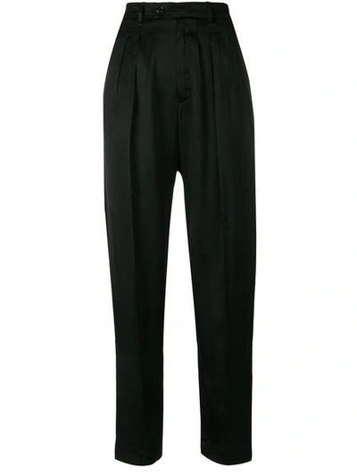 Shop Golden Goose Deluxe Brand High-waist Trousers - Black