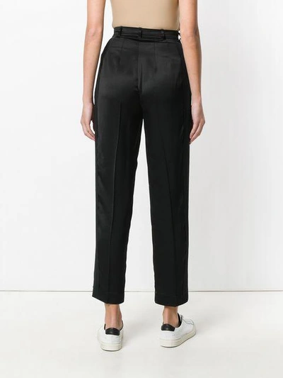 Shop Golden Goose Deluxe Brand High-waist Trousers - Black