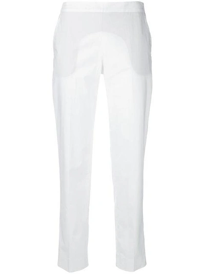 Shop Alberto Biani Cropped Fitted Trousers