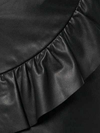 Shop Simonetta Ravizza Ruffle Trim Mini Skirt In Black