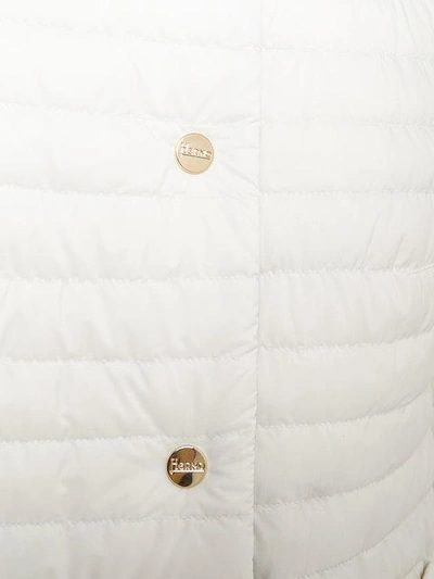 Shop Herno Reversible Puffer Jacket In White