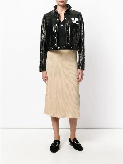 Shop Courrèges Pleated Skirt
