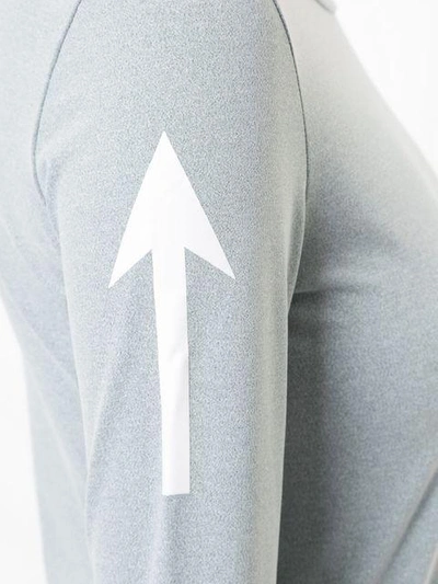 Shop The Upside Arrow Print T-shirt - Grey