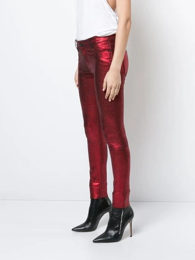 Shop Rta Prince Skinny Jeans - Red