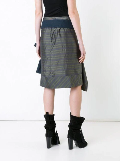 striped skirt