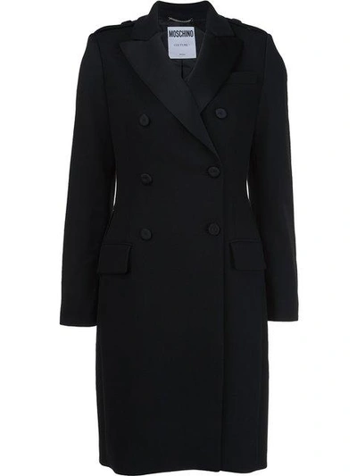 Shop Moschino Tuxedo Tail Coat - Black