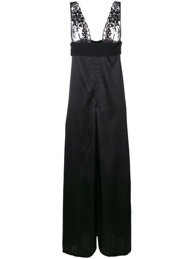 Shop La Perla Azalea Nightgown In Black