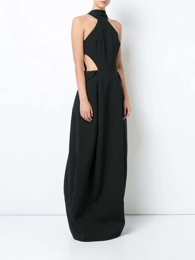 Shop Rosie Assoulin Cut-out Maxi Dress - Black