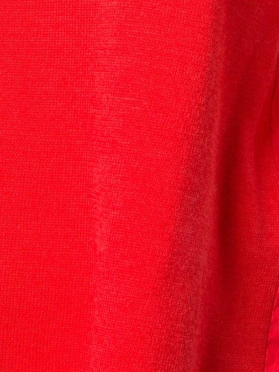 Shop Goen J Off-the-shoulder Poplin Blouse In Red