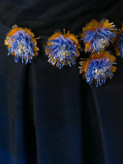 Shop Talbot Runhof Poemas1 Tulle Dress In Blue