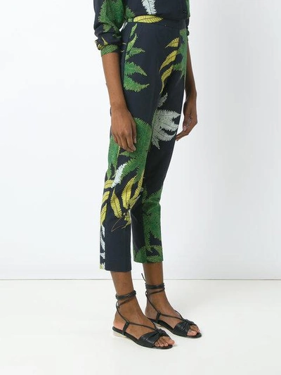 printed skinny trousers