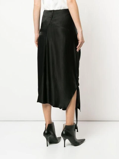 Shop Christopher Esber Gathered Spiral Skirt