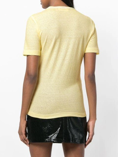Shop Dsquared2 Camp T-shirt - Yellow In Yellow & Orange