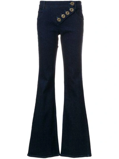 Shop Chloé Flared Jeans - Blue