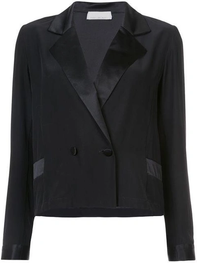 Shop Fleur Du Mal Tailored Fitted Blazer In Black