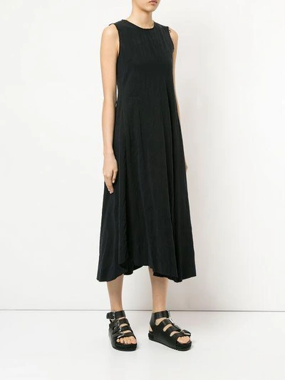 Shop Song For The Mute Flared Twisted Dress - Black
