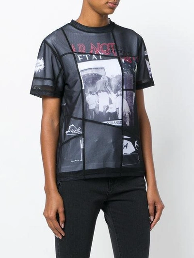 Shop Mcq By Alexander Mcqueen Fear Nothing T In Black