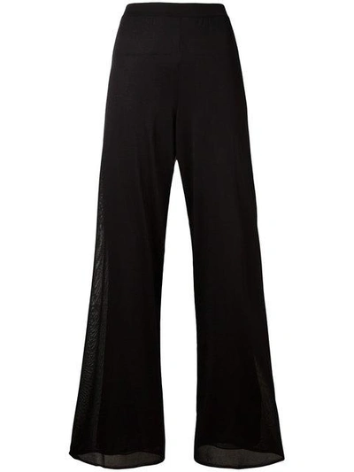 Shop Missoni Flared Trousers - Black