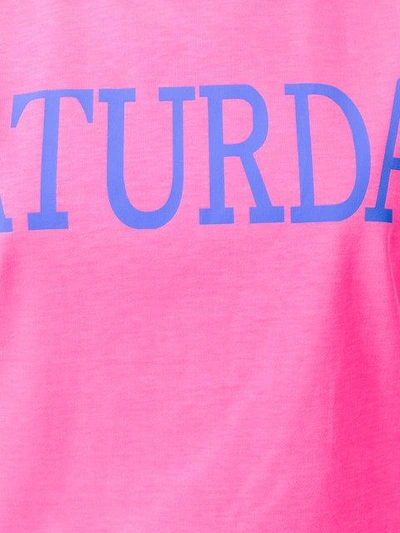 Shop Alberta Ferretti Saturday Print T-shirt - Pink