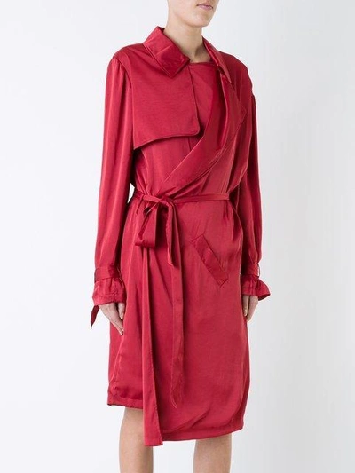 Shop A.f.vandevorst Trench Style Dress - Red