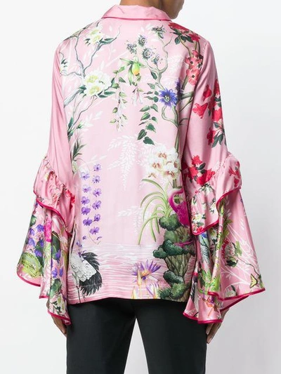 Shop F.r.s For Restless Sleepers Floral Gypsy Polo Shirt In Pink