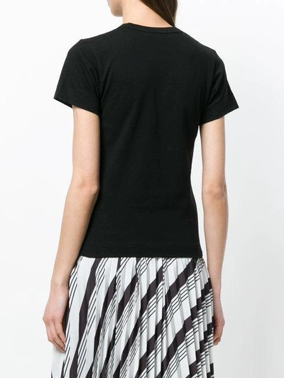 Shop Comme Des Garçons Play Slim Fit T-shirt - Black