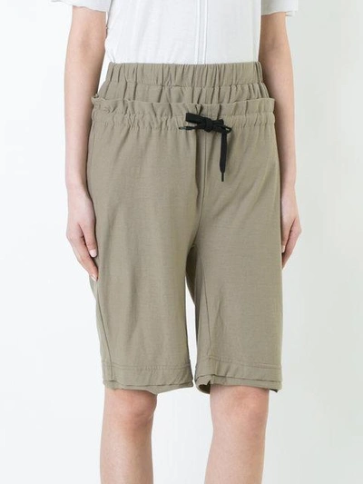 Shop First Aid To The Injured Haemin Shorts - Green
